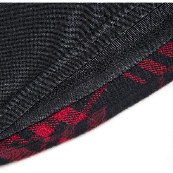 Plaid Red and Black Mini Skirt - Picture 5 of 9